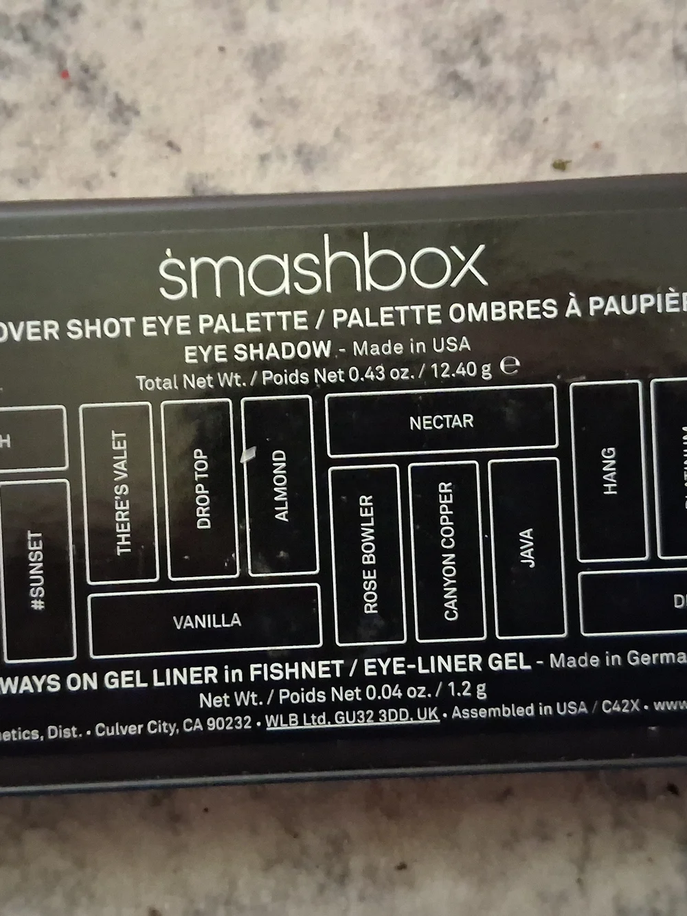 Smashbox LA Cover Shot Eyeshadow Palette NWOT